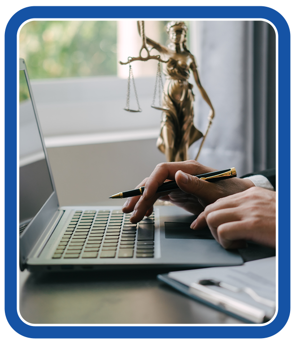 Attorney meeting with clients